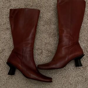 Kenneth Cole New York Brown Heeled Boots